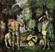 Paul Cezanne Five Bathers oil